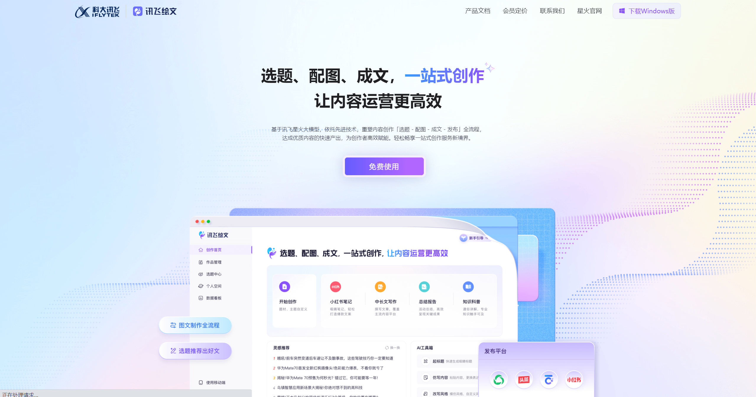 讯飞绘文：一站式 AIGC 内容运营平台全解析